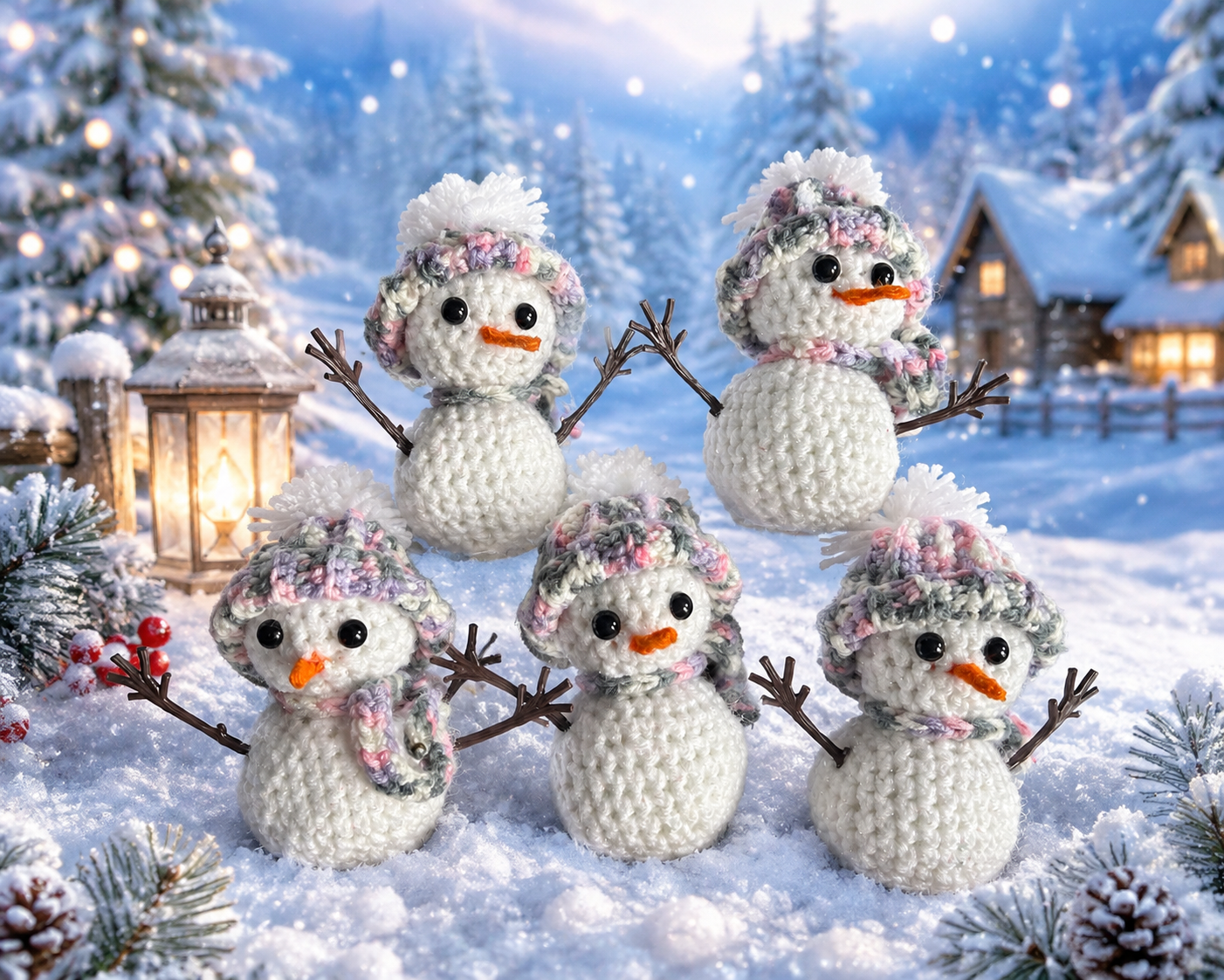 Snowmen Keychains